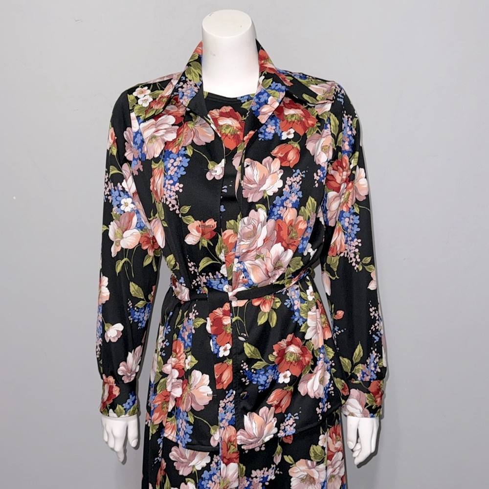Edith Flagg Vintage 60’s/70’s 2 pc maxi dress EUC - Picture 2 of 16